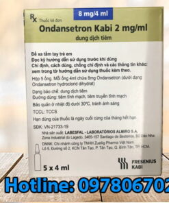 thuốc Ondasetron Kabi giá bao nhiêu