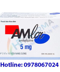thuốc Amlor 5 giá bao nhiêu