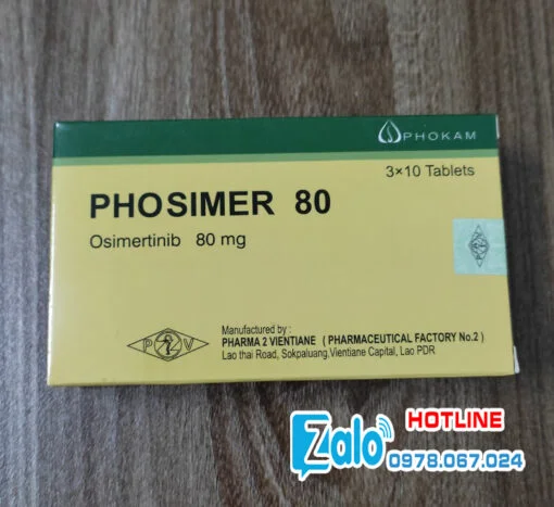 Thuốc Phosimer 80 trị đích ung thư phổi mua ở đâu chính hãng tại hà nội, thành phố hồ chí minh