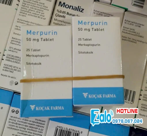 Thuốc Merpurin 50mg mua ở đâu chính hãng tại hà nội, thành phố hồ chí minh